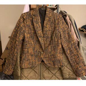 Amanda + Chelsea Tweed Flashy Stretch Blazer - Size S